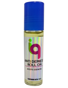 Fotografia de producto Anti Depress Roll On con contenido de 10 ml. de Iq Herbal Products